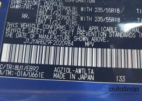 2015 Lexus Nx 200T F Sport z USA, uszkodzony, nr VIN JTJYARBZ9F2020984